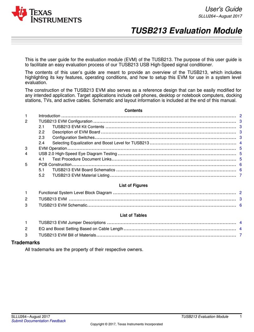 Texas Instruments TUSB213 user guide