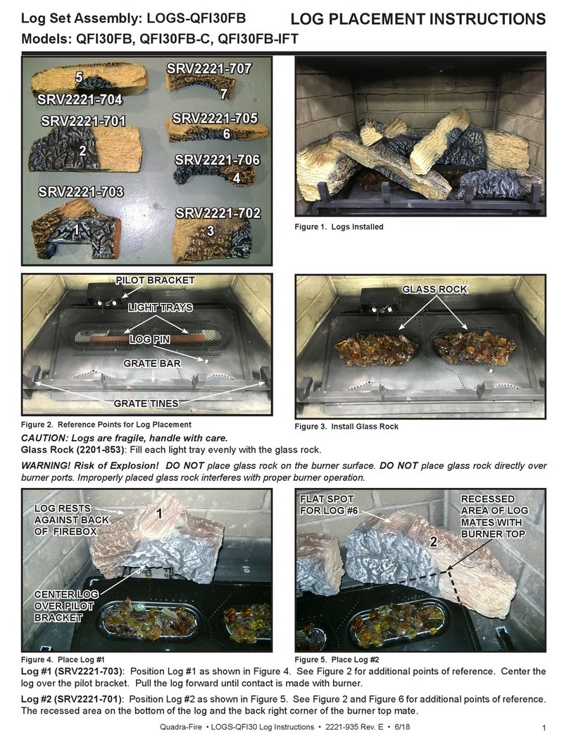Quadra-Fire LOGS-QFI30FB User manual Quadra-Fire LOGS-QFI30FB User manual