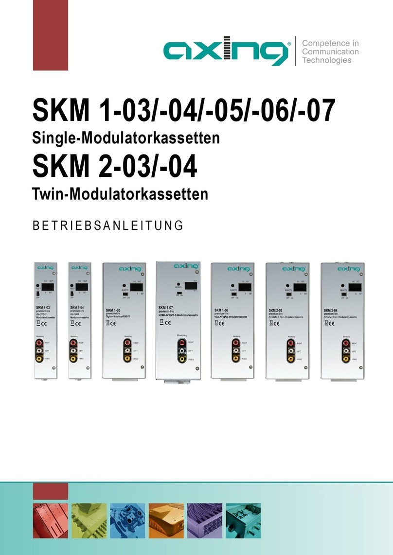 axing SKM 1-04 User manual