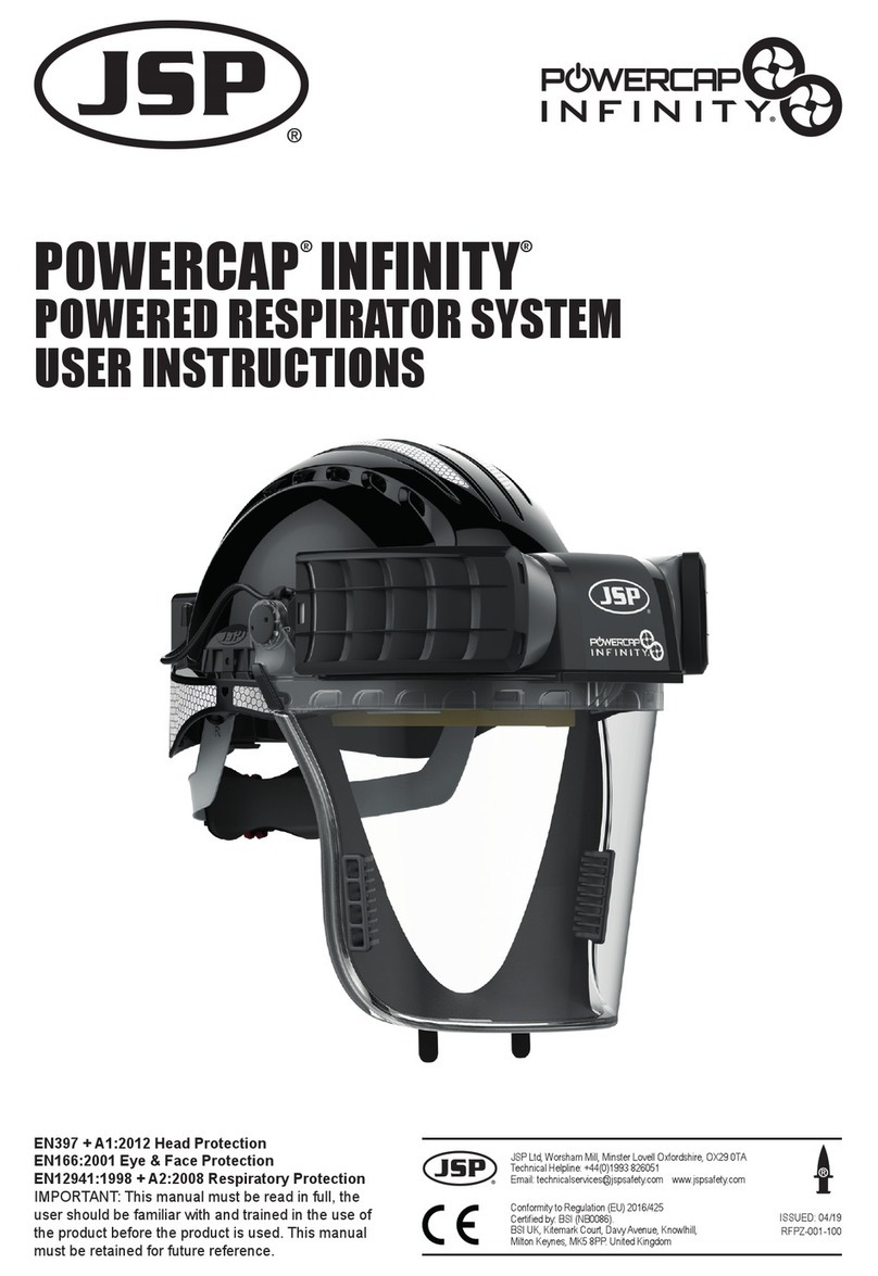 JSP Powercap Infinity User manual JSP Powercap Infinity User manual