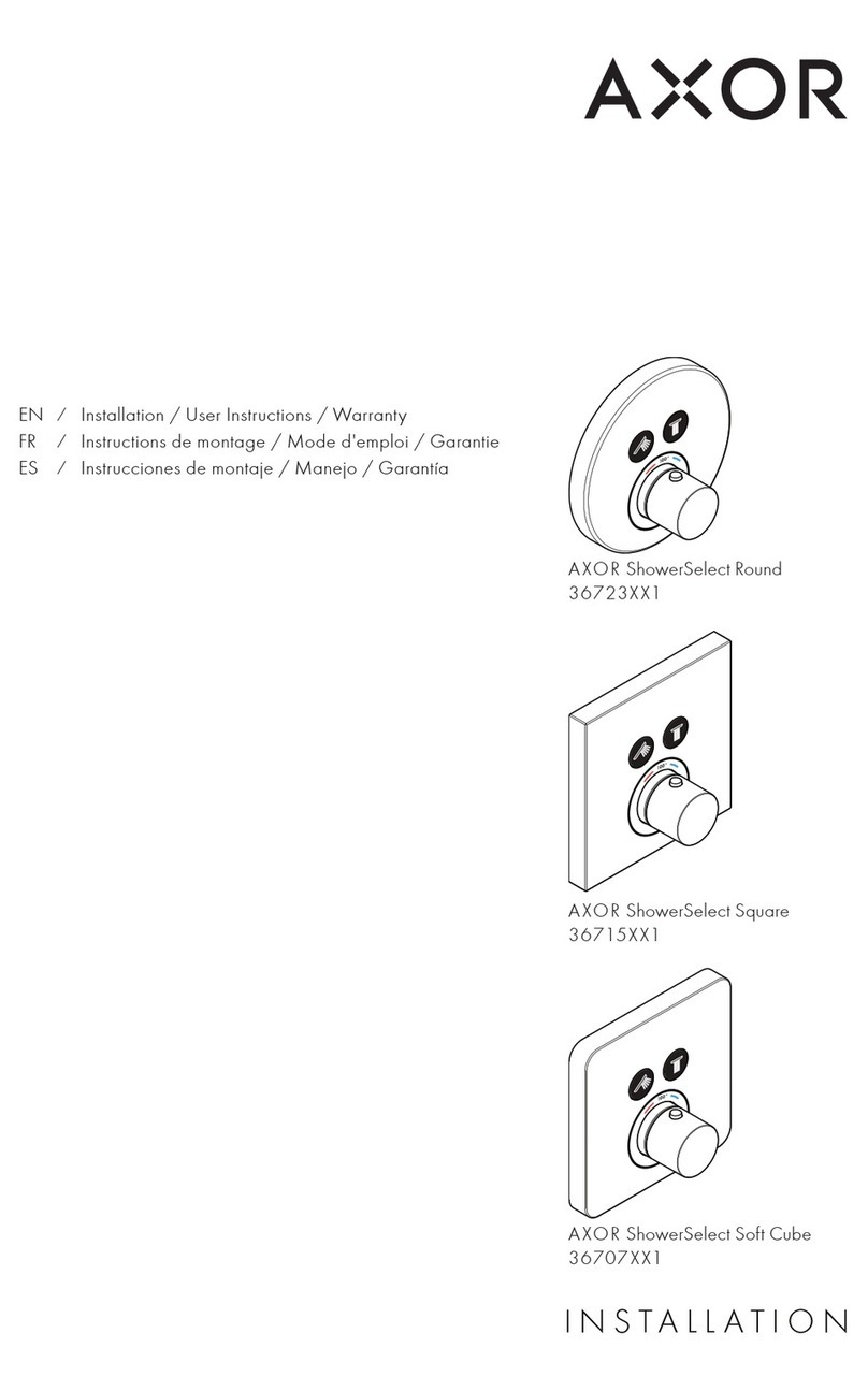 Axor ShowerSelect Round Instruction Manual