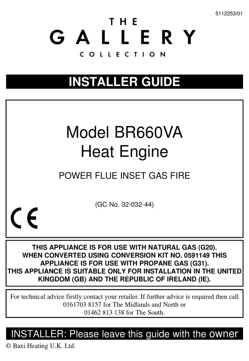 Baxi Gallery Series Installer's guide