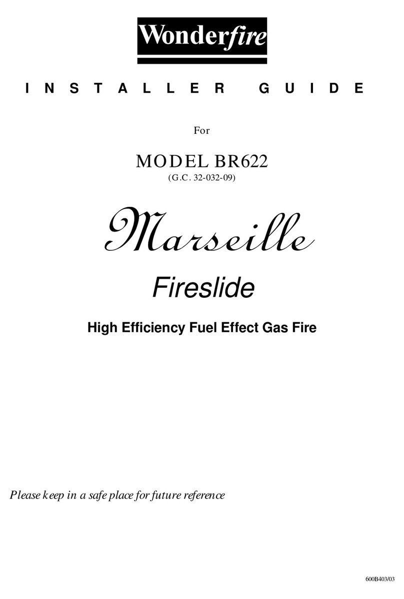 Wonderfire Marseille BR622 Installer's guide