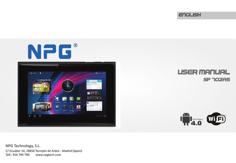 NPG SP 702AS user manual