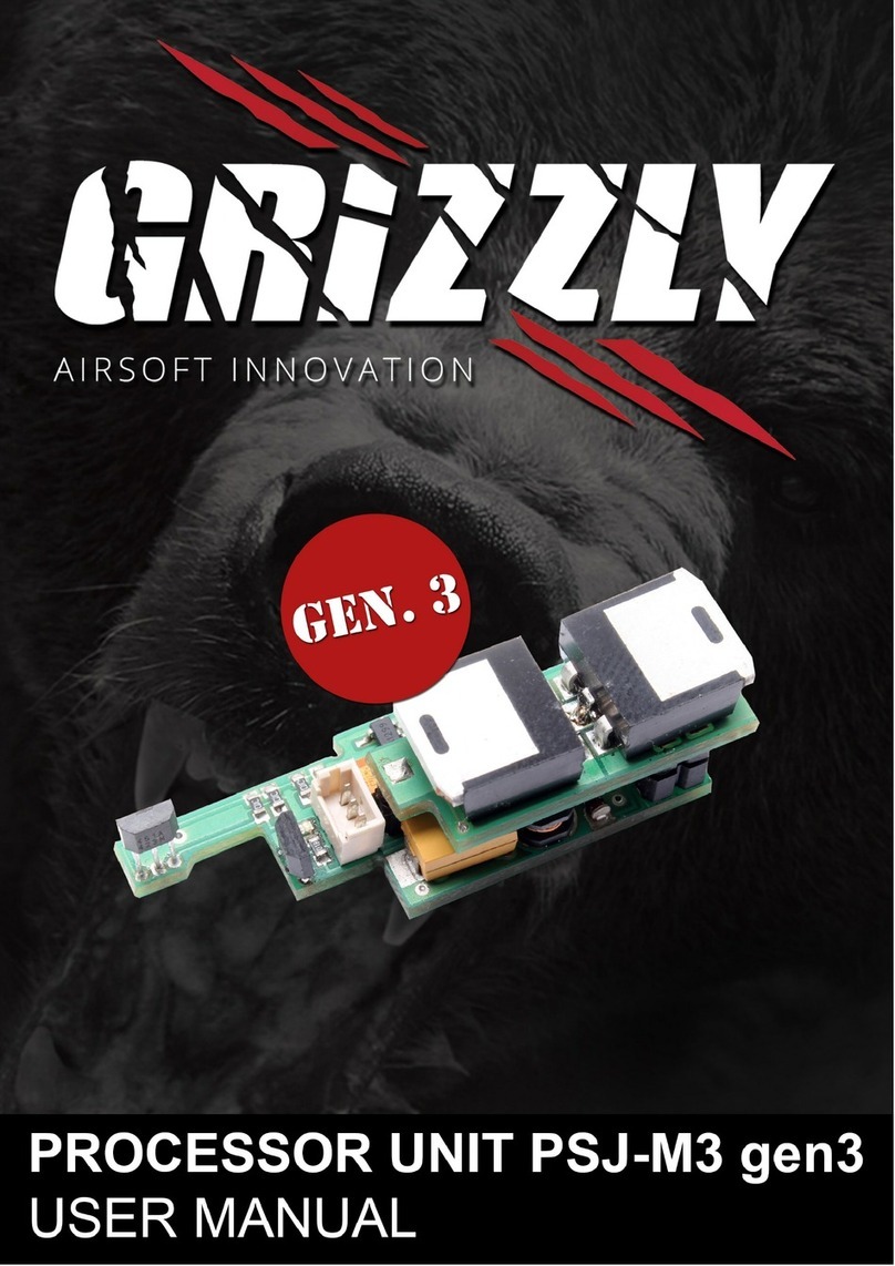 Grizzly PSJ-M3 gen3 user manual
