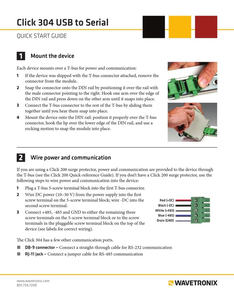 Wavetronix Click 304 User manual