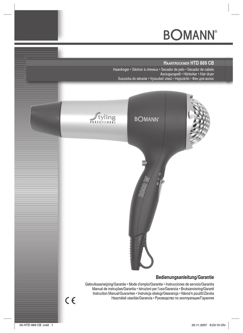 BOMANN HTD 889 CB instruction manual