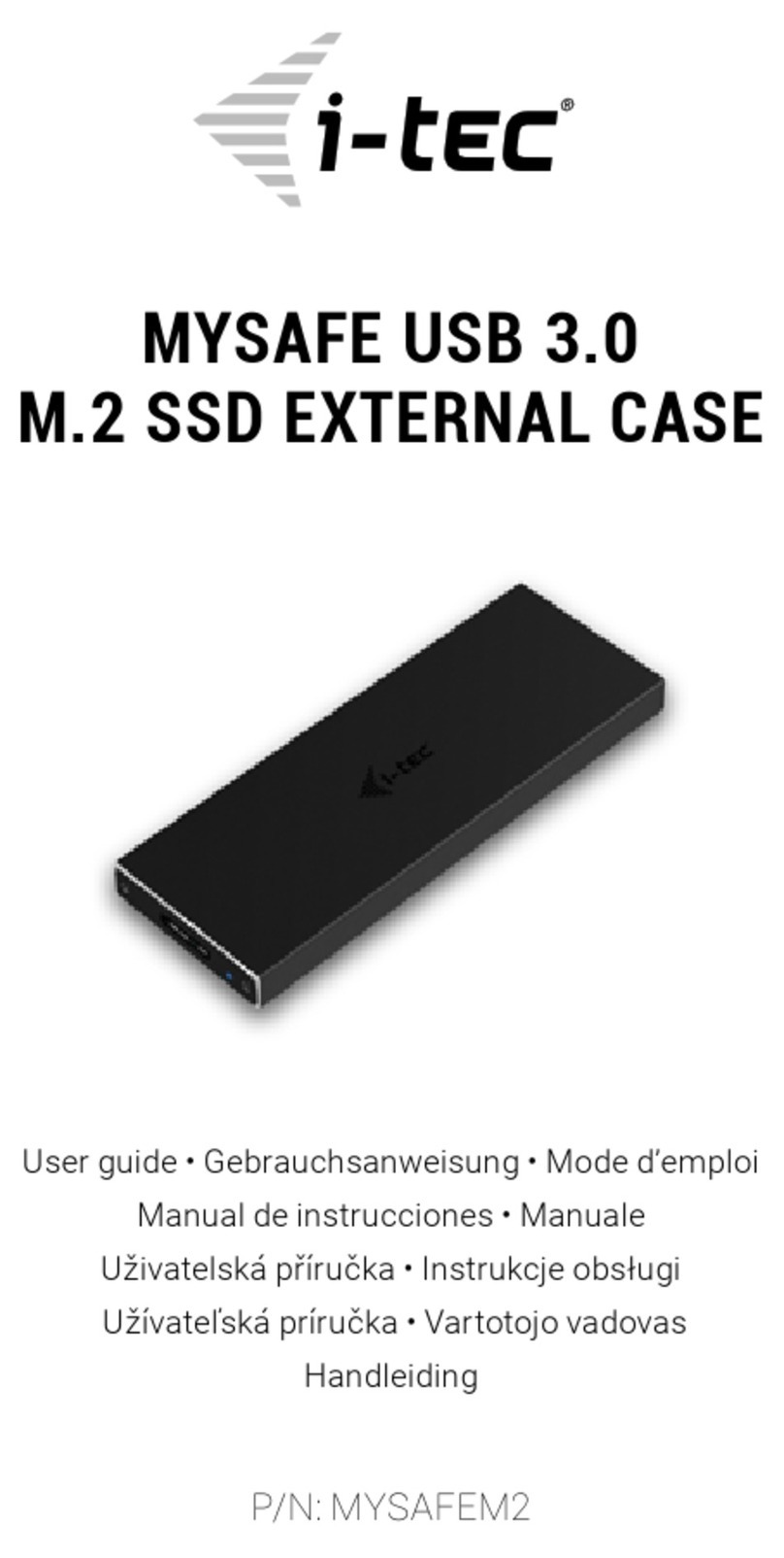 Itec MYSAFE USB 3.0 User manual Itec MYSAFE USB 3.0 User manual