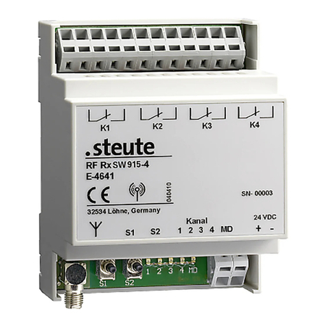steute RF Rx SW868-4W Programming manual