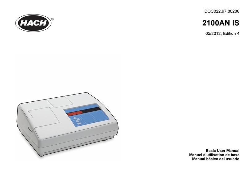 Hach 2100AN IS Basic user manual