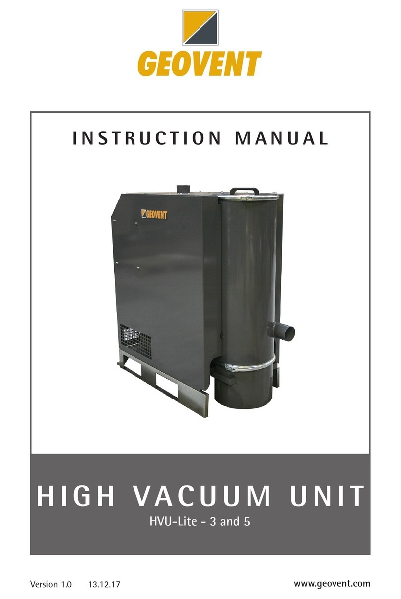 Geovent HVU-Lite 3 Series User manual