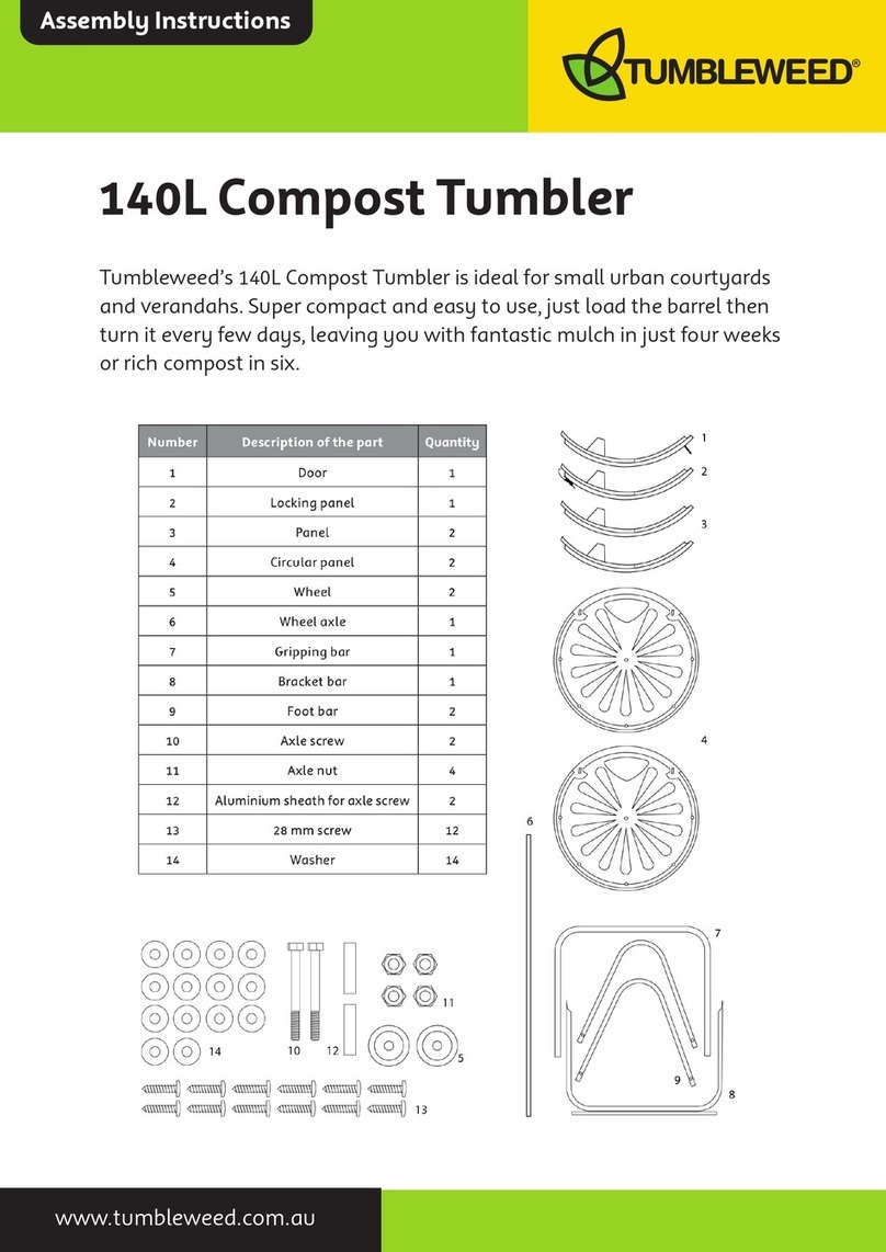 Tumbleweed 000014 Assembly instructions