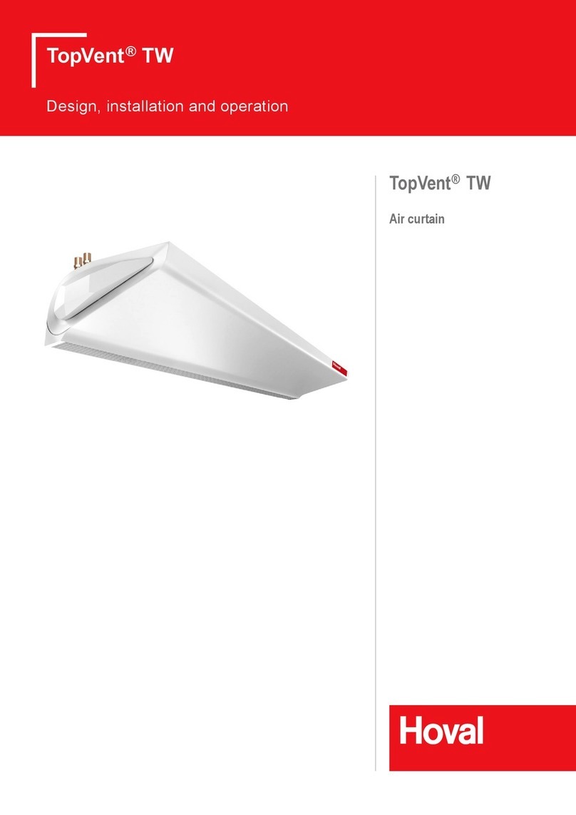 Hoval TopVent TW Series operating instructions Hoval TopVent TW Series operating instructions