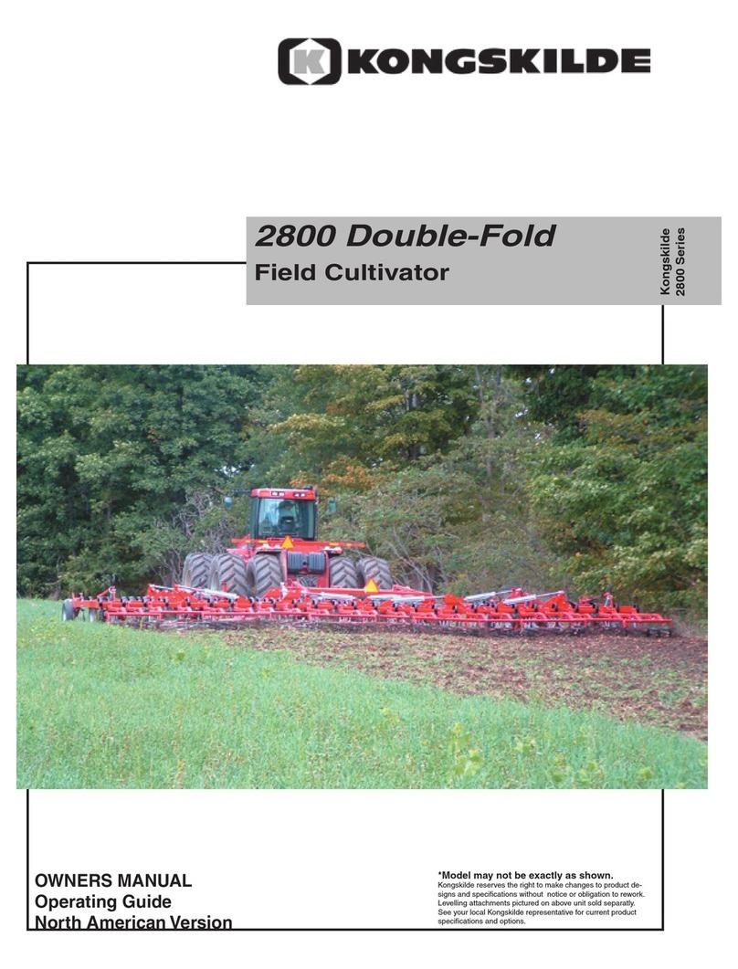 Kongskilde 2800-10 User manual