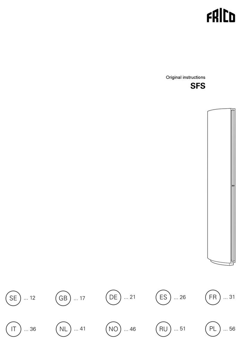 Frico SFS Series User manual