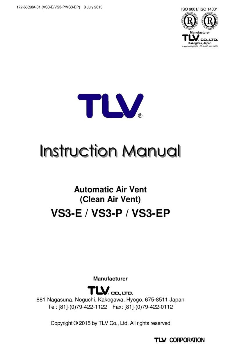 TLV VS3-E instruction manual