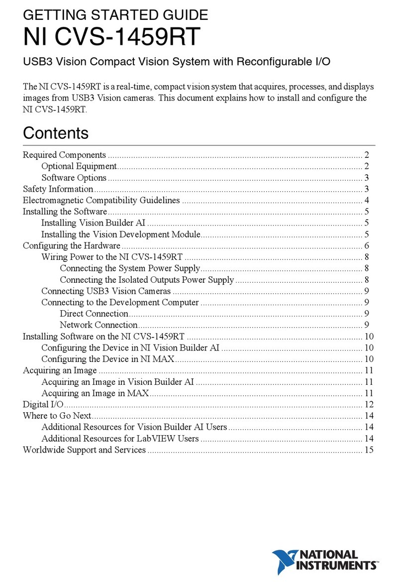 National Instruments CVS-1459RT User manual