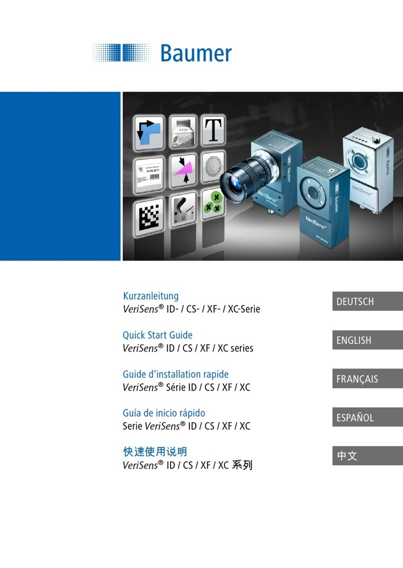 Baumer VeriSens CS Series quick start guide