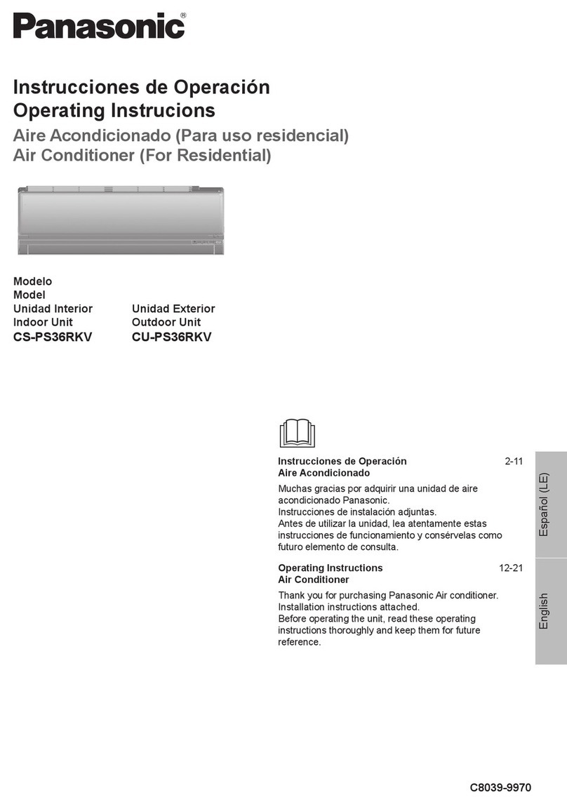 Panasonic CS-PS36RKV User manual