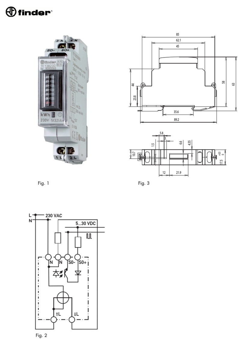 finder 7E.12 Series Assembly and operating instructions
