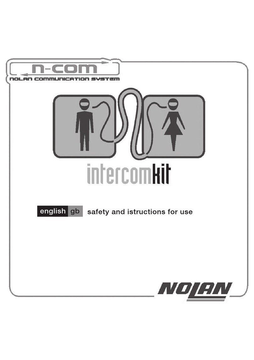 Nolan N-Com Series safety and istructions for use