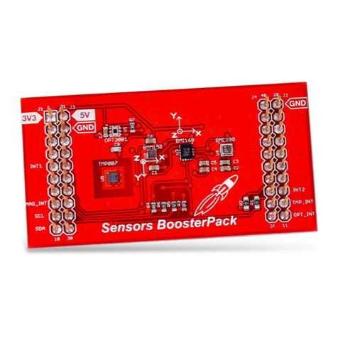 Texas Instruments BOOSTXL-SENSORS BoosterPack user guide Texas Instruments BOOSTXL-SENSORS BoosterPack user guide