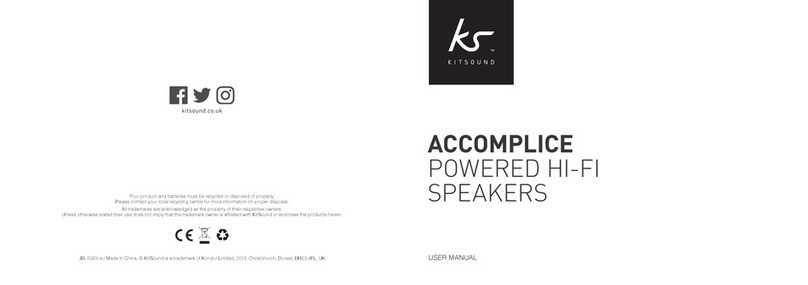 KS KitSound ACCOMPLICE User manual
