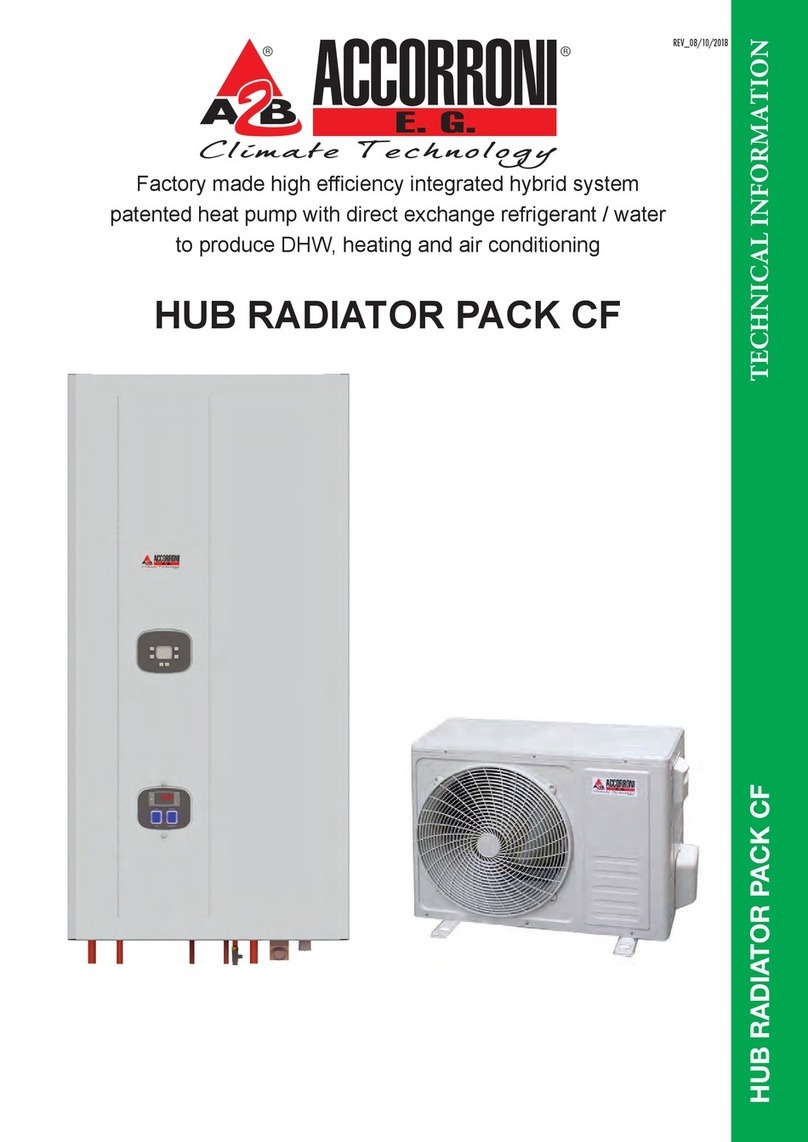 Accorroni HUB RADIATOR PACK CF Series Manual Accorroni HUB RADIATOR PACK CF Series Manual