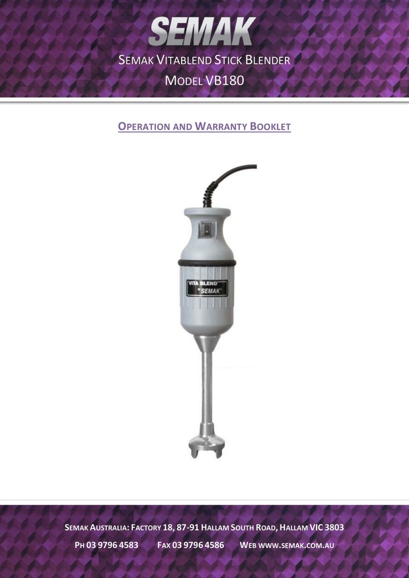 SEMAK VB180 Installation and operation manual SEMAK VB180 Installation and operation manual