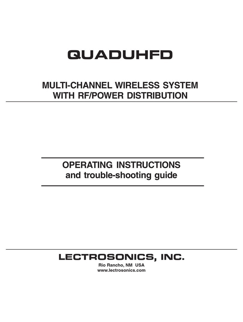 Lectrosonics QUADUHFD User manual