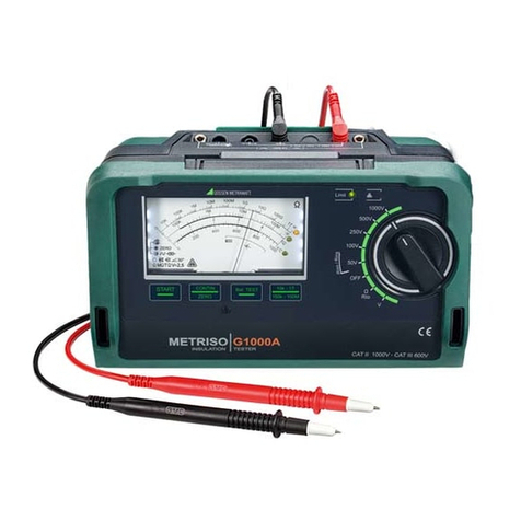 Gossen MetraWatt METRISO G1000A User manual