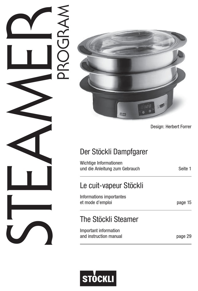 stockli SteamerProgram Operating manual