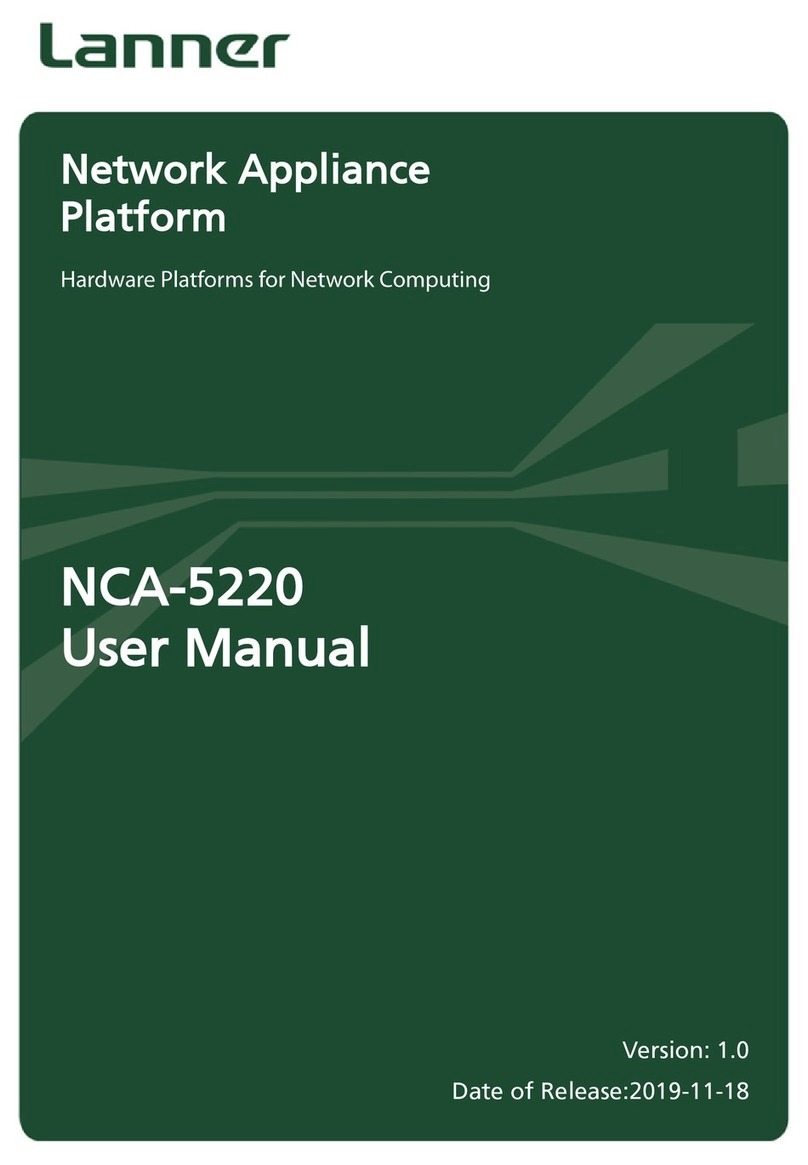 Lanner NCA-5220 User manual
