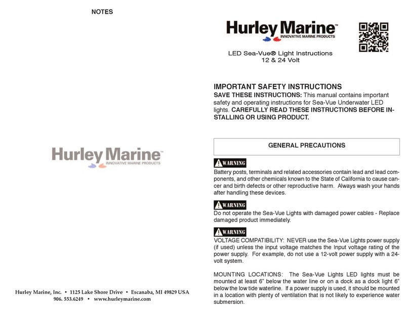 Hurley Marine LED Sea-Vue instructions