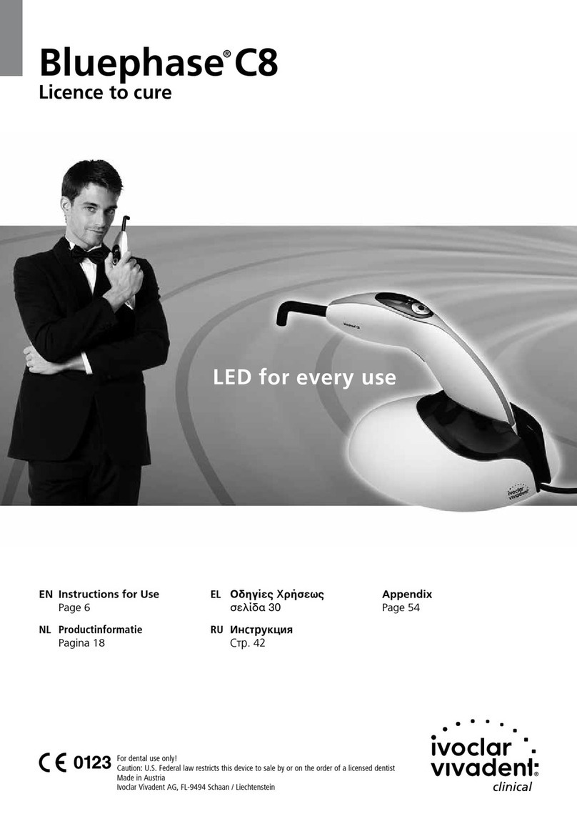 Ivoclar Vivadent bluephase C8 User manual
