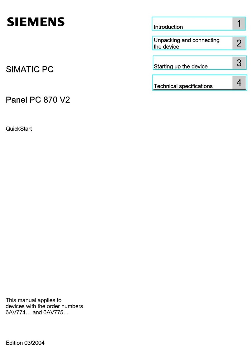 Siemens SIMATIC 870 V2 User manual