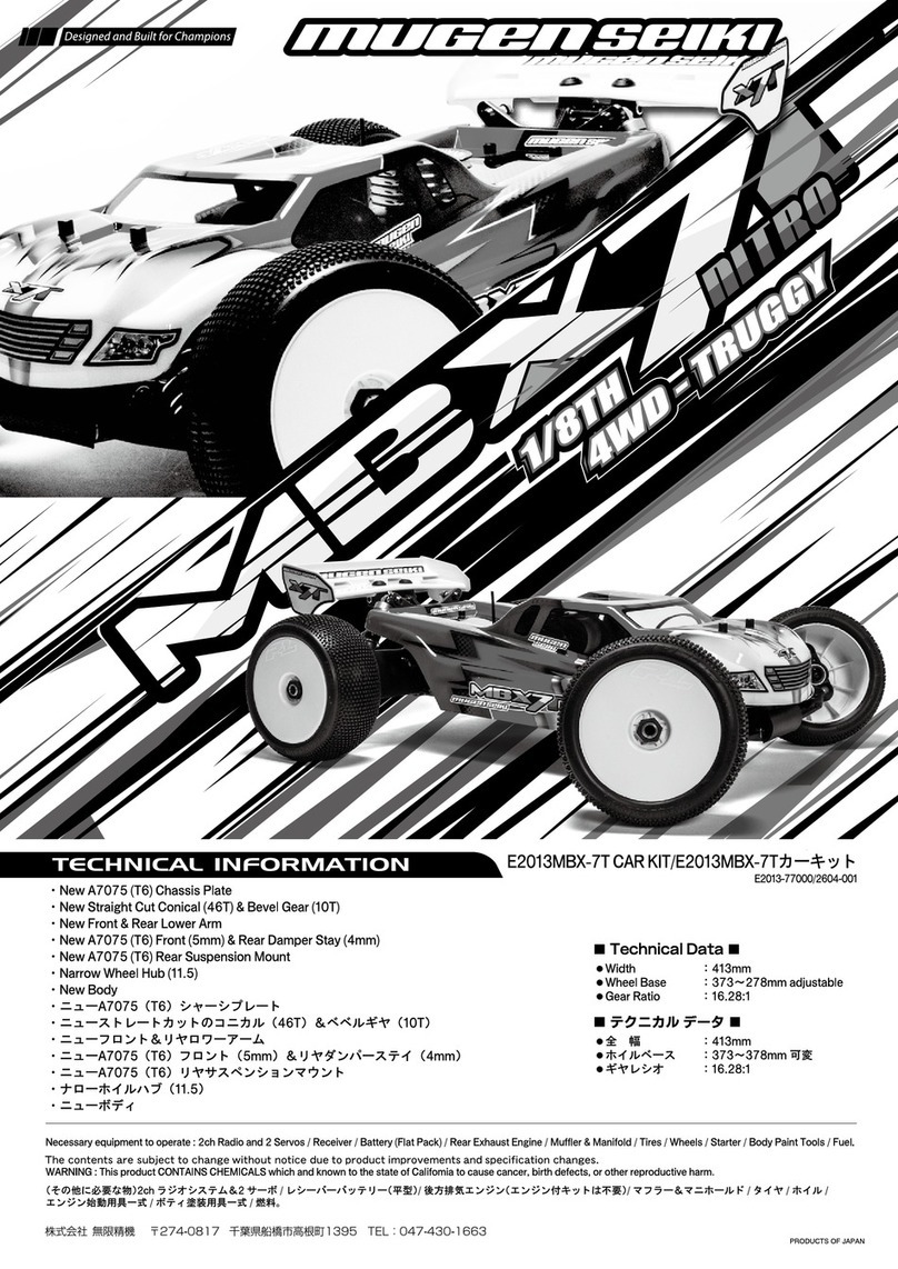 Mugen Seiki E2013MBX-7T manual