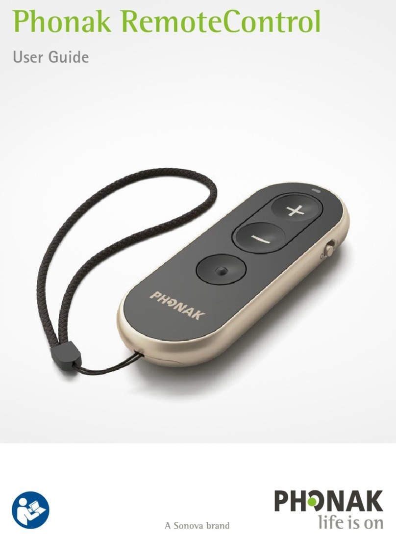 Sonova Phonak RemoteControl User manual