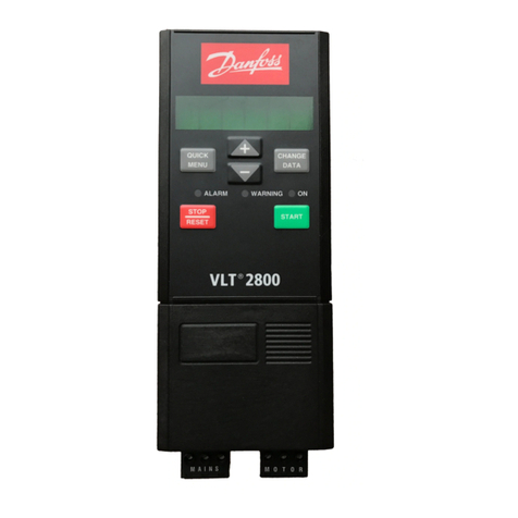 Danfoss VLT 2800 User manual