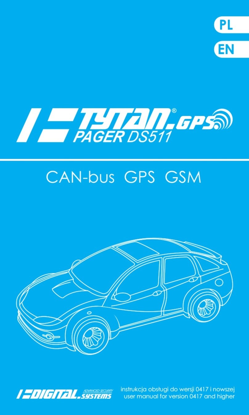 Digital Systems Tytan GPS Pager DS511 user manual
