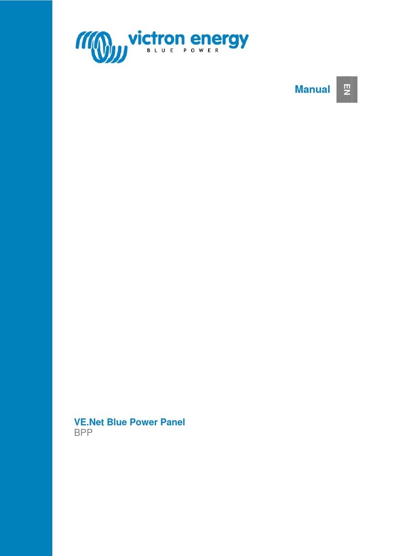 Victron energy VE.Net Blue Power Panel manual
