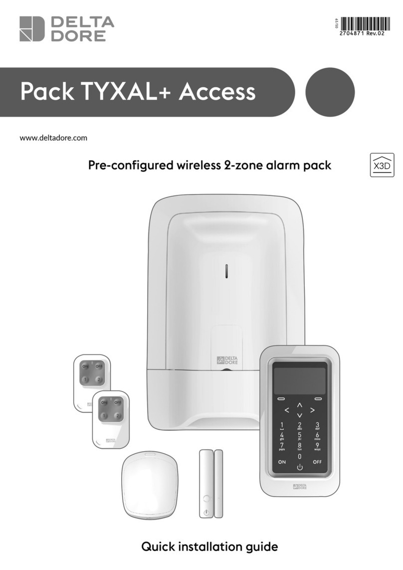 DELTA DORE Pack TYXAL+ Access Quick installation guide
