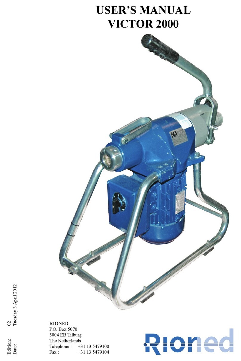 Rioned VICTOR 2000 User manual