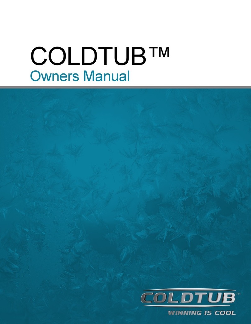 COLDTUB Icekube Blue owner's manual COLDTUB Icekube Blue owner's manual