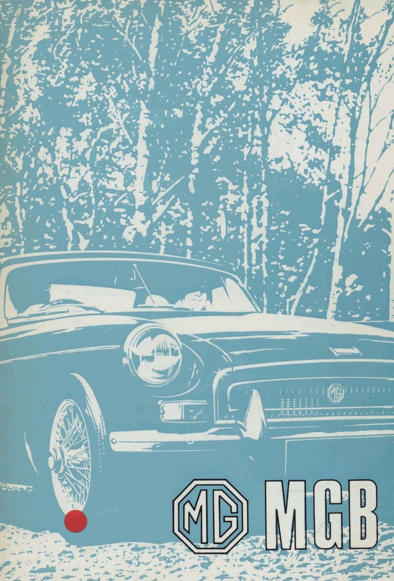 MG MGB TOURER GHN5 User manual