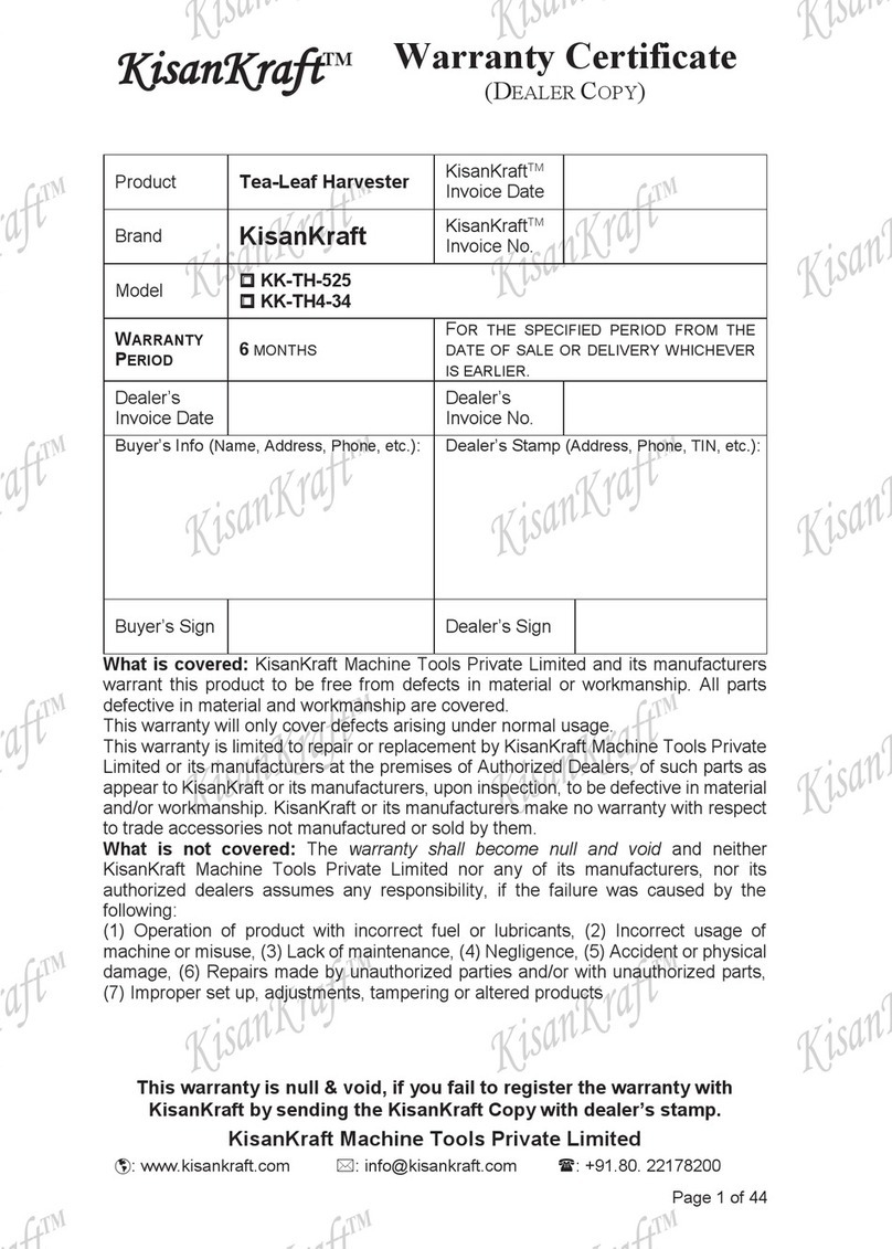 KISANKRAFT KK-TH-525 User manual