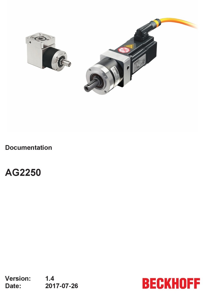 Beckhoff AG2250 Operator's manual