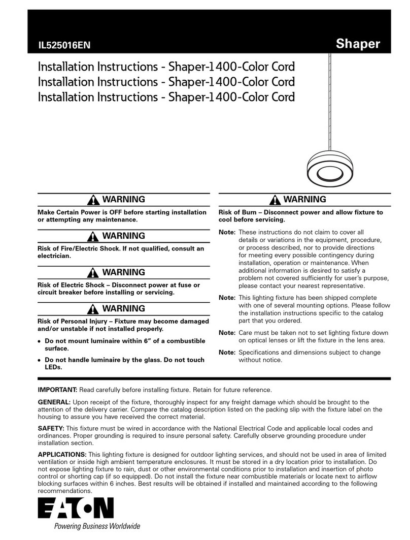 Eaton Shaper Series User manual