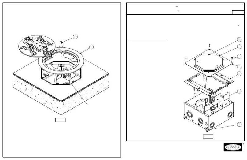 Hubbel CFB10G55R installation instructions