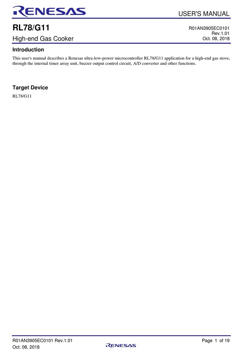 Renesas RL78/G11 user manual